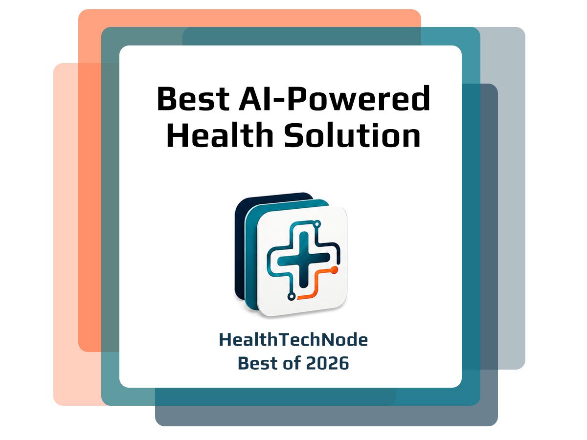2026 Best AI-Powered Health Solution Award Best of 2026 AI-Powered Health Solution award badge