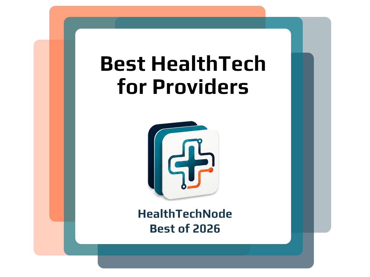 Best of 2026 HealthTech for Providers award badge